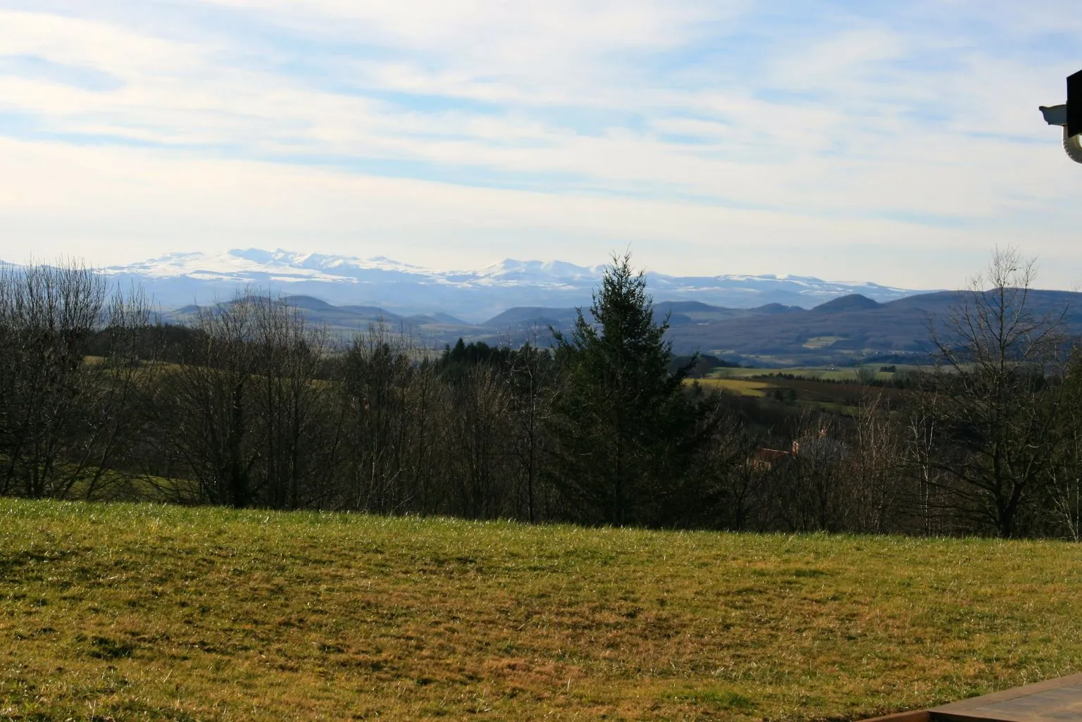 Vue depuis le gite de chabanne