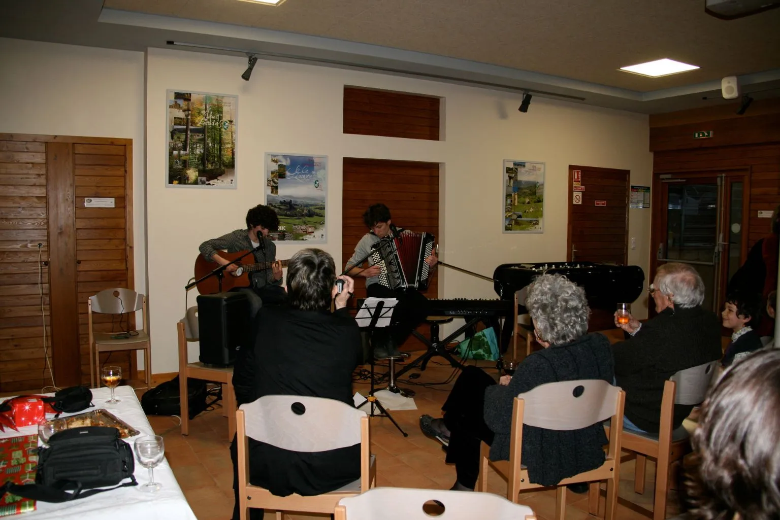 Concert dans la salle polyvalente